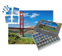 puzzleYOU : Smart Sorted® | Puzzle Photo 1000 pièces « Le mondialement célèbre Golden Gate Bridge, San Francisco »