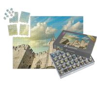 puzzleYOU : Smart Sorted® | Puzzle Photo 1000 pièces « Le Palais des Papes d'Avignon, Patrimoine Mondial de l'Unesco dans Le sud de la France »
