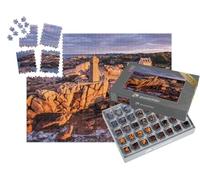 puzzleYOU : Smart Sorted® | Puzzle Photo 1000 pièces « Le Phare de Ploumanac'h au Coucher du Soleil »