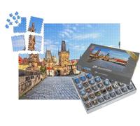 puzzleYOU : Smart Sorted® | Puzzle Photo 1000 pièces « Le Pont Charles sur la Vltava à Prague, République tchèque »