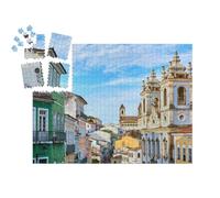 puzzleYOU : Smart Sorted® | Puzzle Photo 1000 pièces « Le Quartier Historique du Pelourinho à Salvador, Brésil »