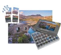 puzzleYOU : Smart Sorted® | Puzzle Photo 1000 pièces « Le Vieux Pont de Mes à Shkoder, Albanie »