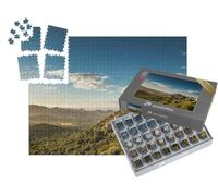 puzzleYOU : Smart Sorted® | Puzzle Photo 1000 pièces « Le Vieux Village de Montagne de Belgodere en Balagne en Corse »