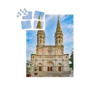 puzzleYOU : Smart Sorted® | Puzzle Photo 1000 pièces « L'église carolingienne Eglise Saint-Pierre à Macon, France. »
