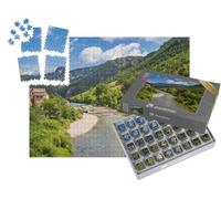 puzzleYOU : Smart Sorted® | Puzzle Photo 1000 pièces « Les Gorges du Tarn dans Le Parc National des Cévennes, France. Réserve de biosphère de l'UNESCO »