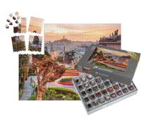 puzzleYOU : Smart Sorted® | Puzzle Photo 1000 pièces « Les Lacets de Lombard Street à San Francisco »