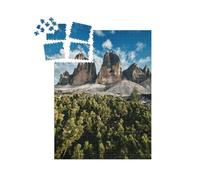 puzzleYOU : Smart Sorted® | Puzzle Photo 1000 pièces « Les Trois Cimets dans Les Dolomites de Sesto, Alpes Italiennes »