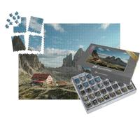 puzzleYOU : Smart Sorted® | Puzzle Photo 1000 pièces « Les Trois Cimets, Sommet Alpin des Dolomites »