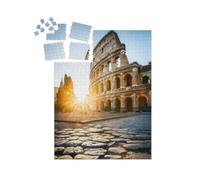 puzzleYOU : Smart Sorted® | Puzzle Photo 1000 pièces « Lever de Soleil sur Le Colisée à Rome, Italie »