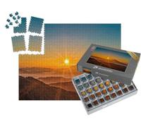 puzzleYOU : Smart Sorted® | Puzzle Photo 1000 pièces « Lever de Soleil sur Le Mont Fuji au Japon »