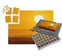 puzzleYOU : Smart Sorted® | Puzzle Photo 1000 pièces « Lever de Soleil sur Les Acacias du Parc National d'Amboseli, Kenya »