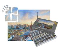 puzzleYOU : Smart Sorted® | Puzzle Photo 1000 pièces « L'horizon de Tokyo avec Le Temple Senso-ji et la Tokyo Skytree »
