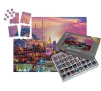 puzzleYOU : Smart Sorted® | Puzzle Photo 1000 pièces « L'horizon d'Istanbul avec la Tour Galata et la mosquée Süleymaniye »
