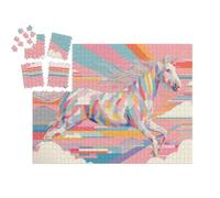 puzzleYOU : Smart Sorted® | Puzzle Photo 1000 pièces « Licorne planant au-Dessus des Nuages »