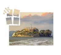 puzzleYOU : Smart Sorted® | Puzzle Photo 1000 pièces « L'île d'Alcatraz à San Francisco, États-Unis »