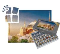 puzzleYOU : Smart Sorted® | Puzzle Photo 1000 pièces « L'impressionnante basilique Sainte-Sophie, célèbre Symbole d'Istanbul »