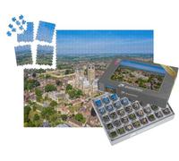 puzzleYOU : Smart Sorted® | Puzzle Photo 1000 pièces « Lincoln en Angleterre Vue du Ciel »