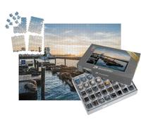 puzzleYOU : Smart Sorted® | Puzzle Photo 1000 pièces « Lions de mer sur Le Pier 39, San Francisco, Californie, États-Unis »