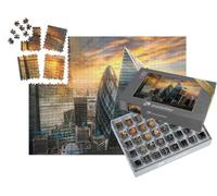 puzzleYOU : Smart Sorted® | Puzzle Photo 1000 pièces « Londres avec Skyline et Vue sur Le Quartier des banques »