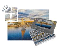 puzzleYOU : Smart Sorted® | Puzzle Photo 1000 pièces « Louxor, sur Le Nil, est Un Lieu de prédilection pour Les Bateaux de Tourisme »