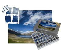 puzzleYOU : Smart Sorted® | Puzzle Photo 1000 pièces « Magnifique lac entouré de Montagnes dans la vallée du Shandur, Pakistan »