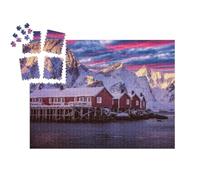 puzzleYOU : Smart Sorted® | Puzzle Photo 1000 pièces « Magnifique Paysage matinal sur Les Lofoten »