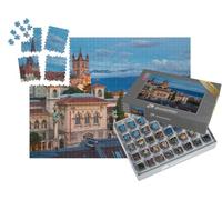 puzzleYOU : Smart Sorted® | Puzzle Photo 1000 pièces « Magnifique Paysage Urbain de Lausanne, Suisse »