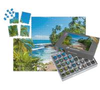 puzzleYOU : Smart Sorted® | Puzzle Photo 1000 pièces « Magnifique Plage des Caraïbes près de Puerto Viejo, Costa Rica »
