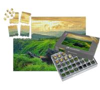 puzzleYOU : Smart Sorted® | Puzzle Photo 1000 pièces « Magnifique région montagneuse de PHU Chi FA, Laos »