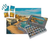 puzzleYOU : Smart Sorted® | Puzzle Photo 1000 pièces « Magnifique Ville de Monastir en Tunisie au Bord de la Méditerranée »