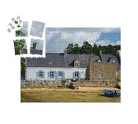 puzzleYOU : Smart Sorted® | Puzzle Photo 1000 pièces « Maisons côtières françaises de la région Bretagne »
