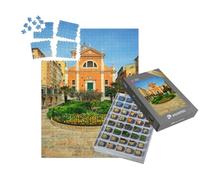 puzzleYOU : Smart Sorted® | Puzzle Photo 1000 pièces « Maisons et cathédrale d'Ajaccio, Corse du Sud »