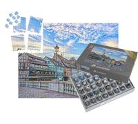 puzzleYOU : Smart Sorted® | Puzzle Photo 1000 pièces « Maisons Traditionnelles à colombages Le Long des canaux dans Le Quartier de la Petite France à Strasbourg »
