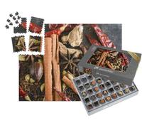 puzzleYOU : Smart Sorted® | Puzzle Photo 1000 pièces « Masala de Curry Indien avec bâtons de Cannelle et anis étoilé »