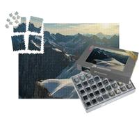 puzzleYOU : Smart Sorted® | Puzzle Photo 1000 pièces « Massif du Mont-Blanc, Alpes à la frontière Entre la France et l'Italie »