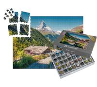 puzzleYOU : Smart Sorted® | Puzzle Photo 1000 pièces « Matin d'été : Zermatt sur Le Cervin, Suisse »