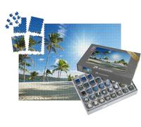 puzzleYOU : Smart Sorted® | Puzzle Photo 1000 pièces « Mer des Caraïbes et Palmiers »