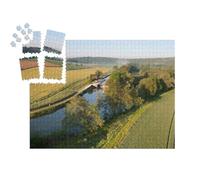 puzzleYOU : Smart Sorted® | Puzzle Photo 1000 pièces « Merry-sur-Yonne, Canal du Nivernais, dans Le département de l'Yonne, région Bourgogne-Franche-comté »