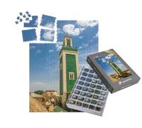puzzleYOU : Smart Sorted® | Puzzle Photo 1000 pièces « Minaret Vert de la Grande Mosquée au cœur de la médina de Meknès »