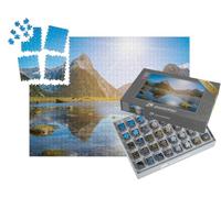 puzzleYOU : Smart Sorted® | Puzzle Photo 1000 pièces « Mitre Peak sur Le Milford Sound en Nouvelle-Zélande »