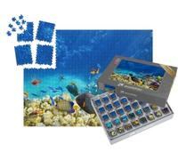 puzzleYOU : Smart Sorted® | Puzzle Photo 1000 pièces « Monde sous-Marin avec coraux et Poissons tropicaux »