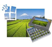 puzzleYOU : Smart Sorted® | Puzzle Photo 1000 pièces « Mont Fuji avec Plantation de thé Vert, préfecture de Shizuoka, Japon »