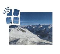 puzzleYOU : Smart Sorted® | Puzzle Photo 1000 pièces « Montagne enneigée dans Les Hautes-Alpes dans la région Provence Alpes Côte d'Azur »