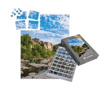 puzzleYOU : Smart Sorted® | Puzzle Photo 1000 pièces « Montclus dans la vallée de la C`eze près d`Avignon et des Gorges de l`Ardèche »
