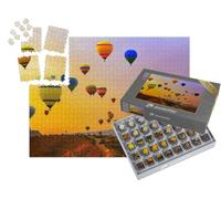 puzzleYOU : Smart Sorted® | Puzzle Photo 1000 pièces « Montgolfières atterrissant sur Une Montagne, Cappadoce, Turquie »