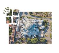 puzzleYOU : Smart Sorted® | Puzzle Photo 1000 pièces « Musée de Sainte-Sophie vu du Ciel, Istanbul, Turquie »