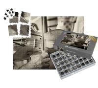 puzzleYOU : Smart Sorted® | Puzzle Photo 1000 pièces « Musique : Violon, Violon, Design Vintage »