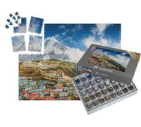 puzzleYOU : Smart Sorted® | Puzzle Photo 1000 pièces « Namche Bazar et Mont Thamserku, Trek du Camp de Base de l'Everest, Népal »