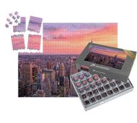 puzzleYOU : Smart Sorted® | Puzzle Photo 1000 pièces « New York City avec l'empire State Building au Coucher du Soleil »