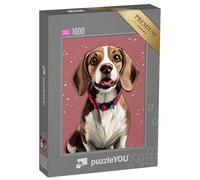 puzzleYOU : Smart Sorted® | Puzzle Photo 1000 pièces « Noël avec Beagle Max »